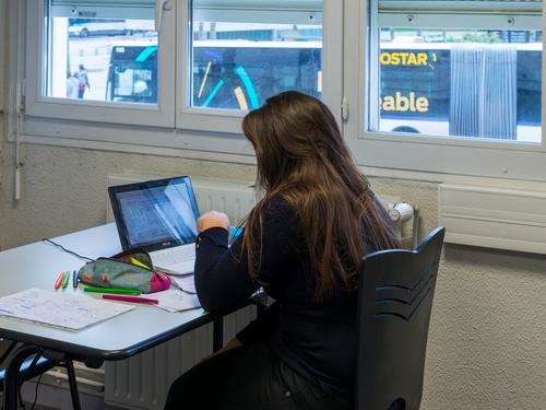 Salle de travail - résidence Villejean Alsace